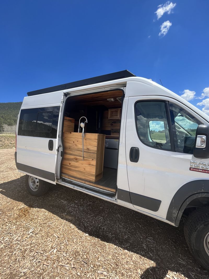 Picture 1/19 of a Lifted ProMaster With Wood Stove! Ski Van for sale in Leadville, Colorado