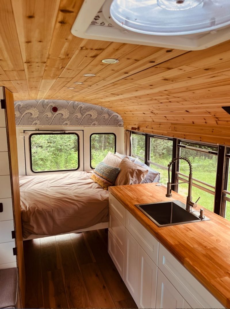 Picture 1/16 of a Beautiful New England Skoolie for sale in Buxton, Maine