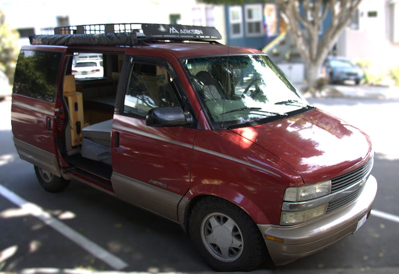 Picture 1/17 of a 1999 Chevy Astro AWD Campervan – Ready to Roll! for sale in San Francisco, California