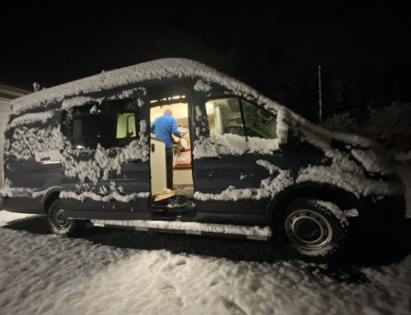 Picture 1/20 of a Winter Adventure Van Heated and Insulated! for sale in Seattle, Washington