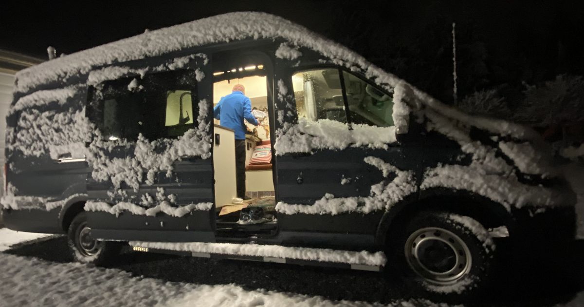 Camper Van For Sale Winter Adventure Van Heated and Insulated!