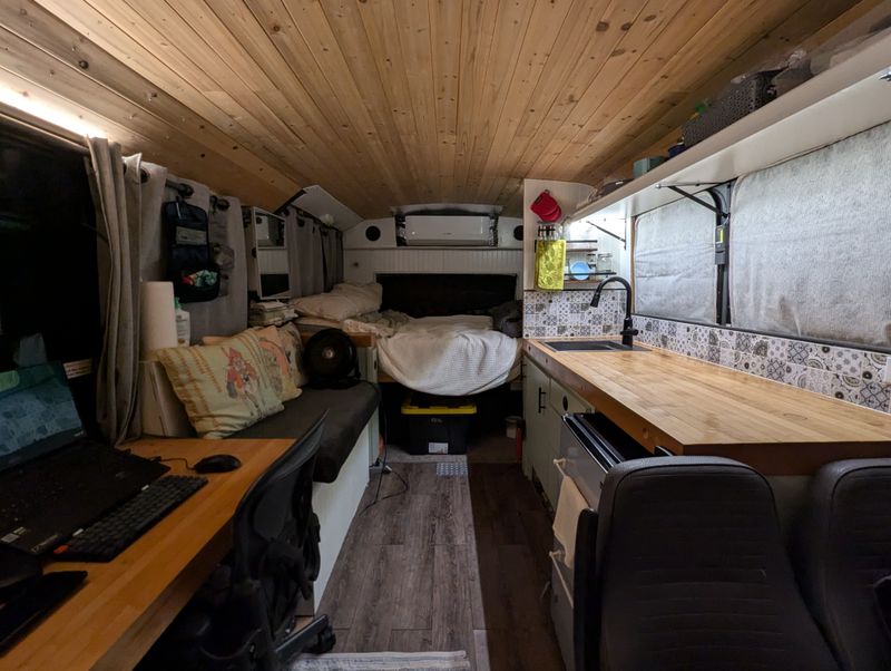Picture 4/11 of a 2002 Ford E450 Shuttle Bus Off-Grid Conversion for sale in Hibbing, Minnesota