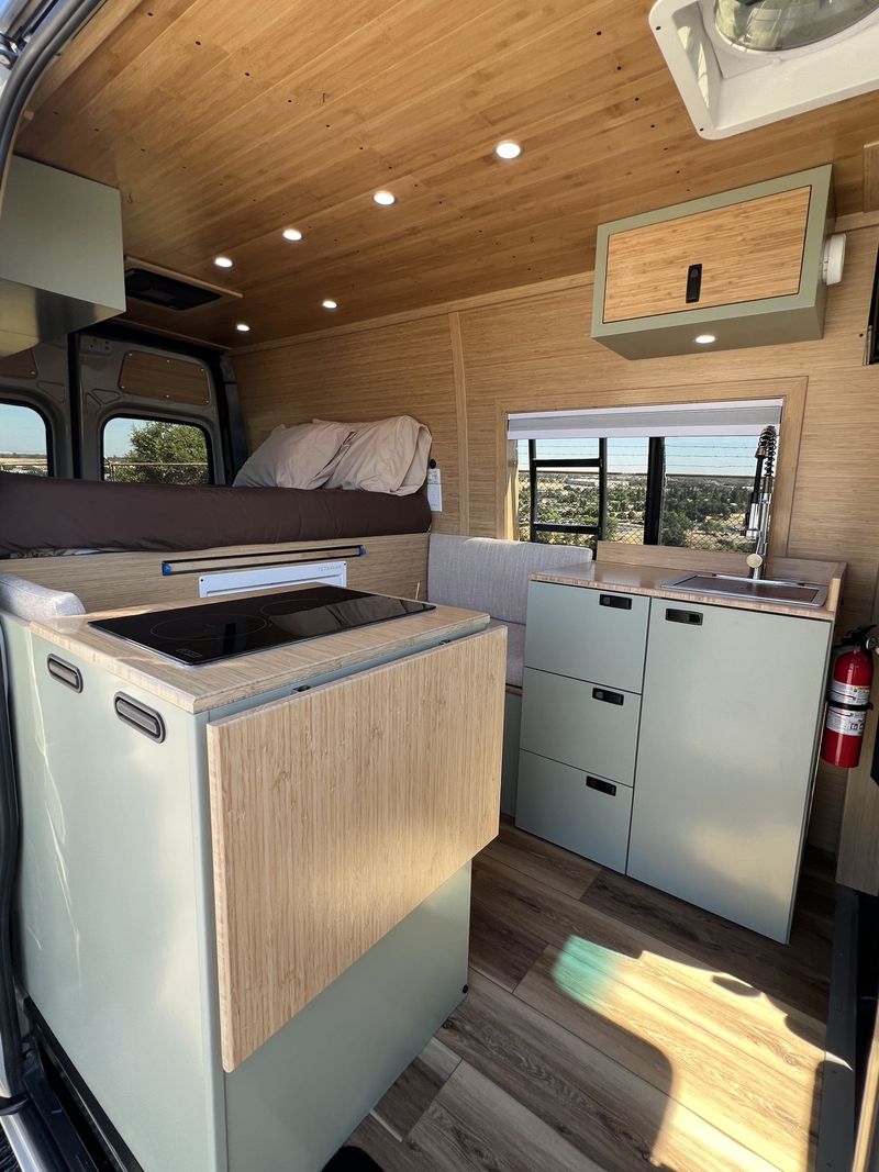 Picture 3/6 of a AWD Sprinter New Conversion - AC, Heater, Shower, Queen Bed for sale in Rancho Cordova, California