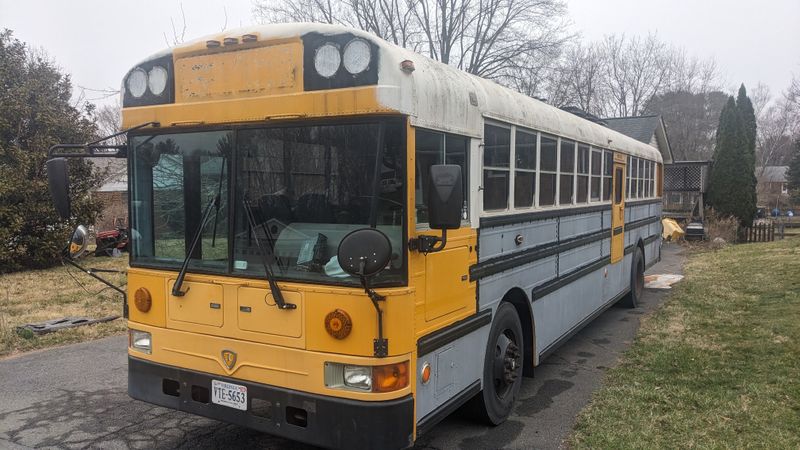 Picture 1/17 of a 2004 International DT 466 commuter pusher partial conversion for sale in Round Hill, Virginia