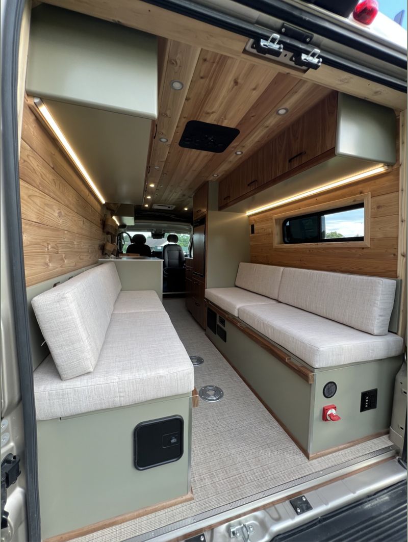 Picture 4/14 of a Bench-to-Bed Layout in New 2022 RAM Promaster 159” WB EXT HR for sale in Frederick, Maryland