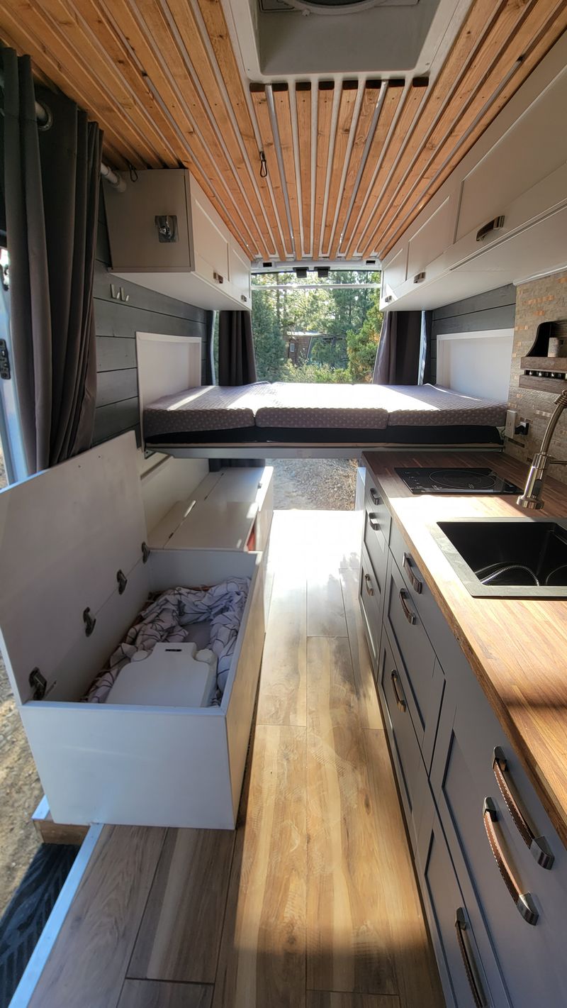Picture 2/18 of a Ford Transit 2022 with inside bathroom for sale in Big Bear City, California