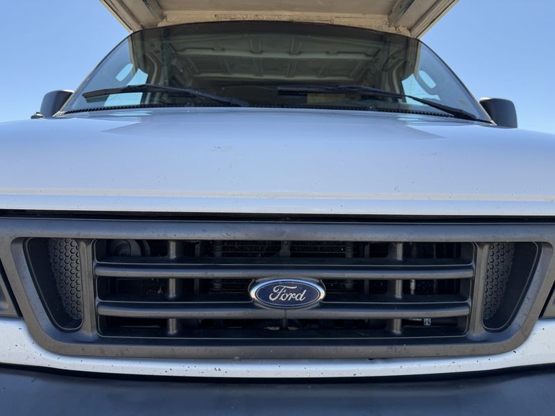 Picture 5/42 of a 2005 Ford E350 Camper Van w/ DIY Cabover Hightop for sale in Gillette, Wyoming