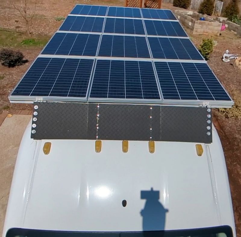 Picture 2/45 of a Promaster Shower 12 Solar Panels 680ah LiFePo3 Battery Heat for sale in Seneca, South Carolina