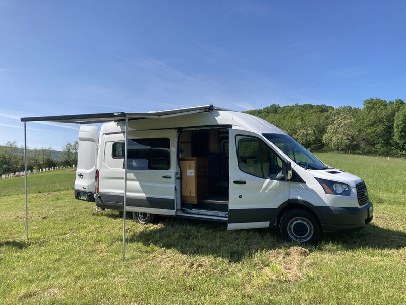 Picture 1/9 of a 2018 Ford Transit High Roof Extended Length New build for 4 for sale in Harrisonburg, Virginia