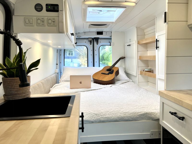Picture 1/12 of a 2018 Ford Transit 250 148" Med Roof w/Murphy Bed - New Build for sale in Eugene, Oregon