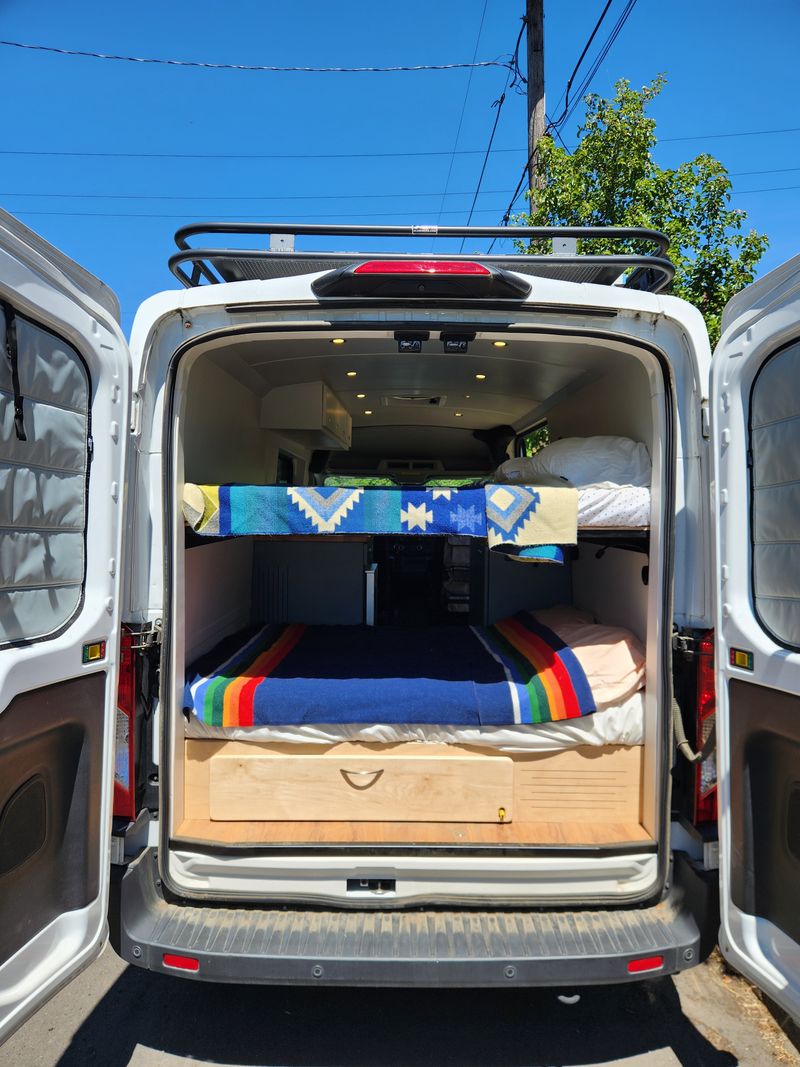 Picture 2/12 of a Low Miles 2020 Ford Transit 250 AWD Custom Camper for sale in Portland, Oregon