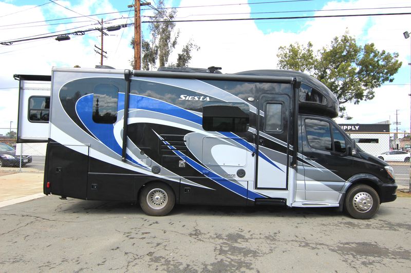 Picture 1/33 of a 2017 Siesta 24SR Mercedes Diesel, Two Slide-Outs, Paint for sale in El Cajon, California