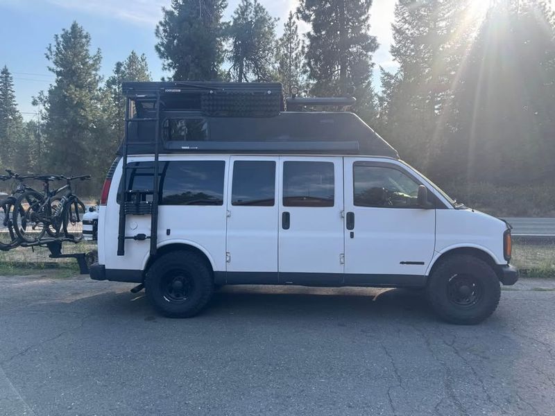 Picture 2/10 of a Chevy Express High Roof Camper w/Roofnest Tent for sale in Portland, Oregon