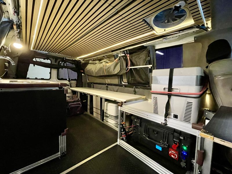 Picture 3/31 of a Chevy Express Camper Van Built with Aluminum Extrusion for sale in San Jose, California