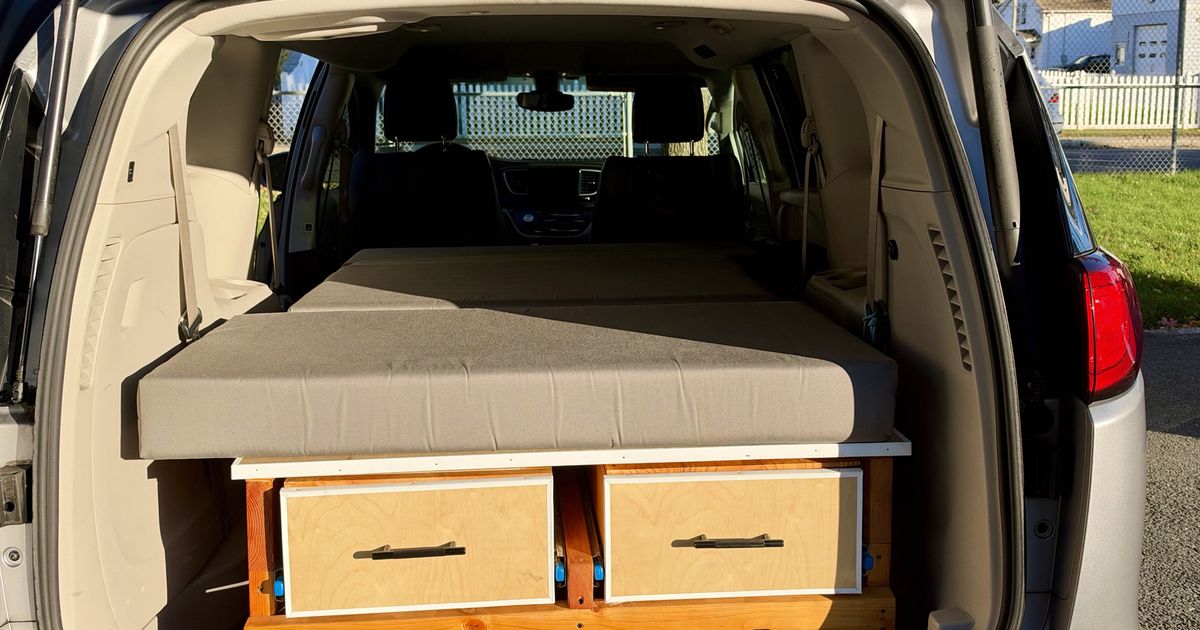 Camper For Sale: CHRYSLER PACIFICA CAMPER MINIVAN – BED + STORAGE – RE
