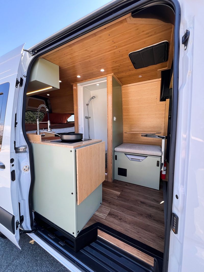 Picture 1/14 of a New 2024 Sprinter 144 Custom Conversion (Shower + AC) for sale in Sacramento, California