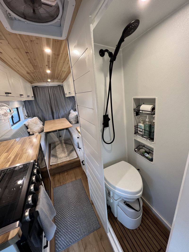 Picture 3/44 of a 2019 Ford Transit Extended High Roof Camper Van Conversion  for sale in Princeton Junction, New Jersey
