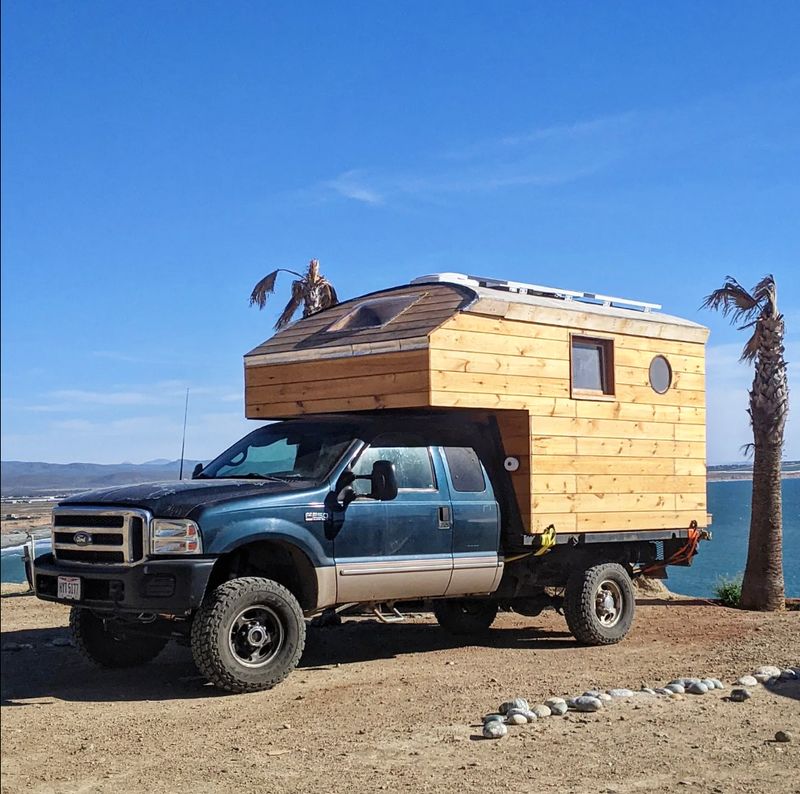 Picture 1/23 of a Custom Ford F250 off-road cabin camper  for sale in Eureka, California