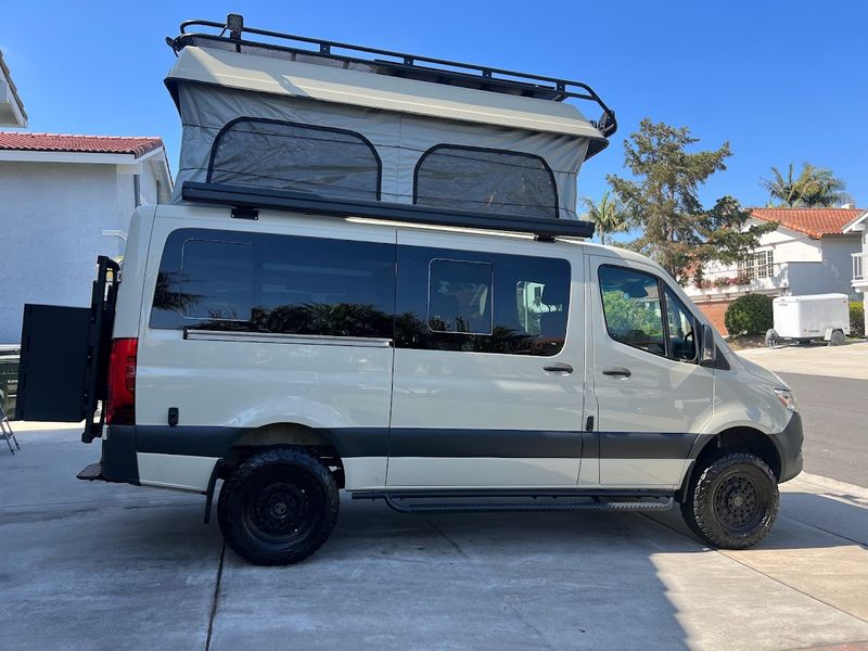 Picture 1/25 of a 2020 Sprinter 4WD Crew Van with Pop Top Low Miles for sale in San Diego, California