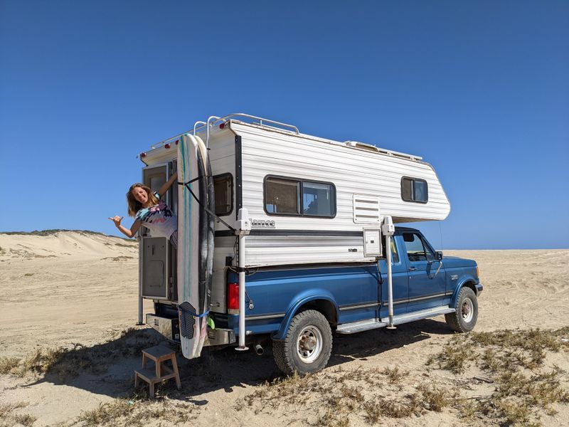 Picture 1/21 of a [SALE AGREED] F-250 Truck Camper - whole setup! for sale in Portland, Oregon