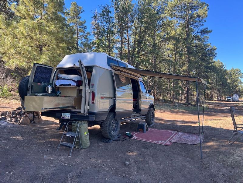 Picture 1/13 of a 1989 quigley 4x4 Ford e350 diesel for sale in Flagstaff, Arizona