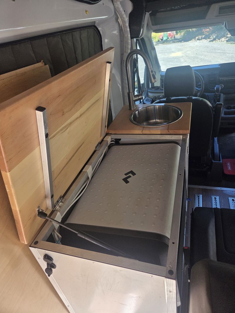 Picture 3/14 of a Low Mileage Ford 2020 Camper Van with custom Pop-Up Top!!!! for sale in Sebastopol, California