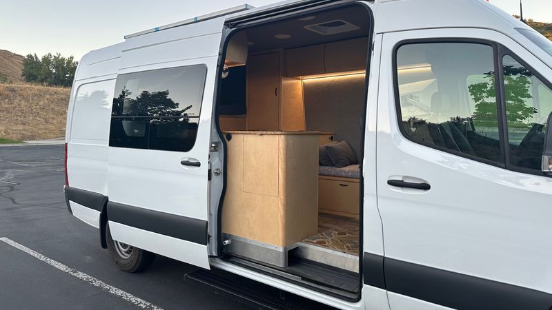 Picture 4/24 of a 2021 Sprinter 170 | Gas | 5,000 Miles | Bike Garage for sale in Boise, Idaho