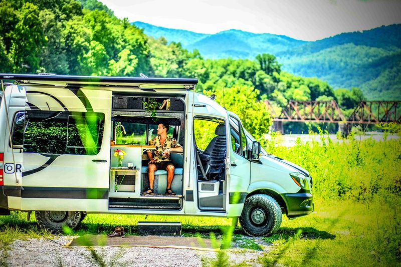 Picture 5/11 of a Sprinter Off Grid Solar Camper Van **Financing Available** for sale in Asheville, North Carolina