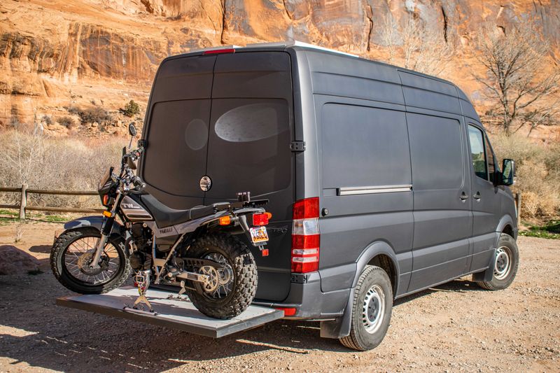 Picture 4/22 of a Sprinter Van w/  TW200 Motorcycle, Bed Lift, A/C  for sale in Moab, Utah