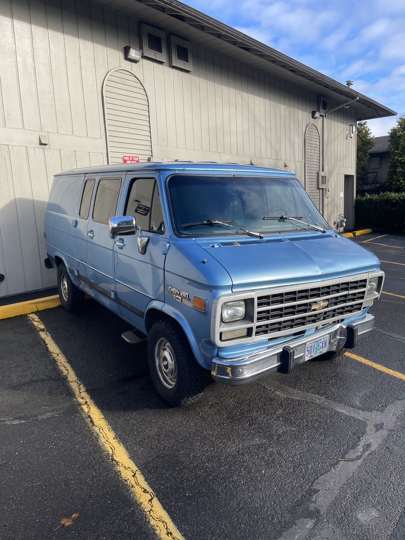 Picture 1/10 of a 1995 Chevy G10 w/Vanlife Essentials Incl. (title in hand!) for sale in Eugene, Oregon