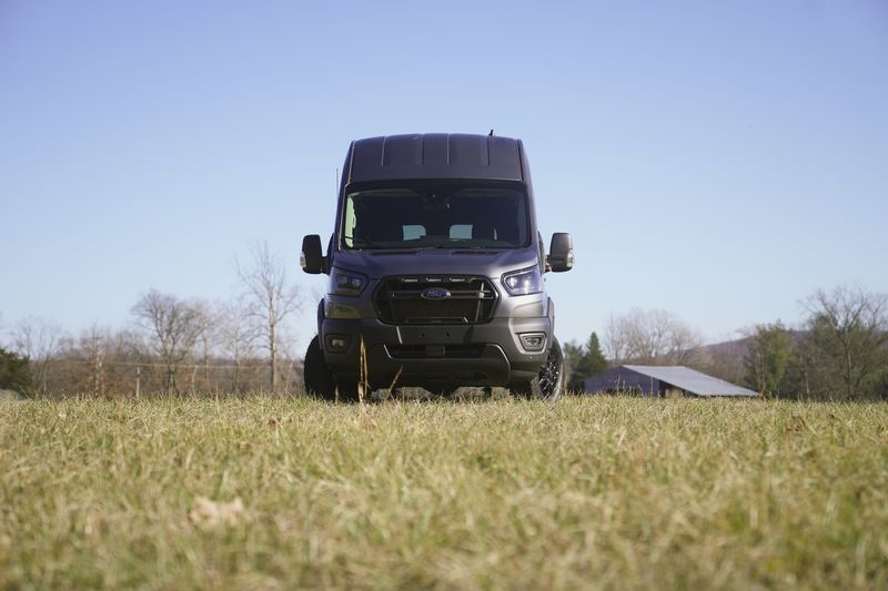 Picture 2/13 of a 2023 Carbonized Gray Trail Ford Transit 350 High-Roof EXT for sale in Fayetteville, Arkansas