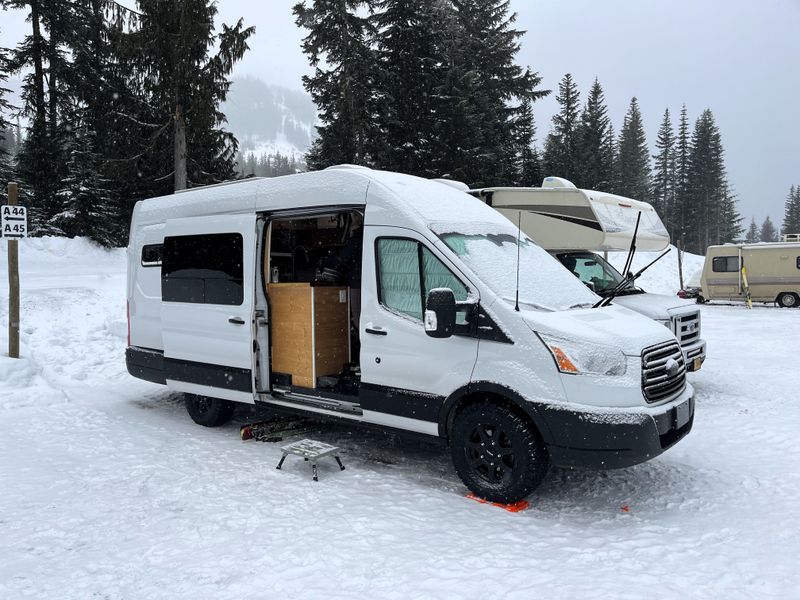 Picture 1/44 of a Off Grid Ford Transit (Hi Roof/EXT) – Low Miles (34k) for sale in Olympia, Washington