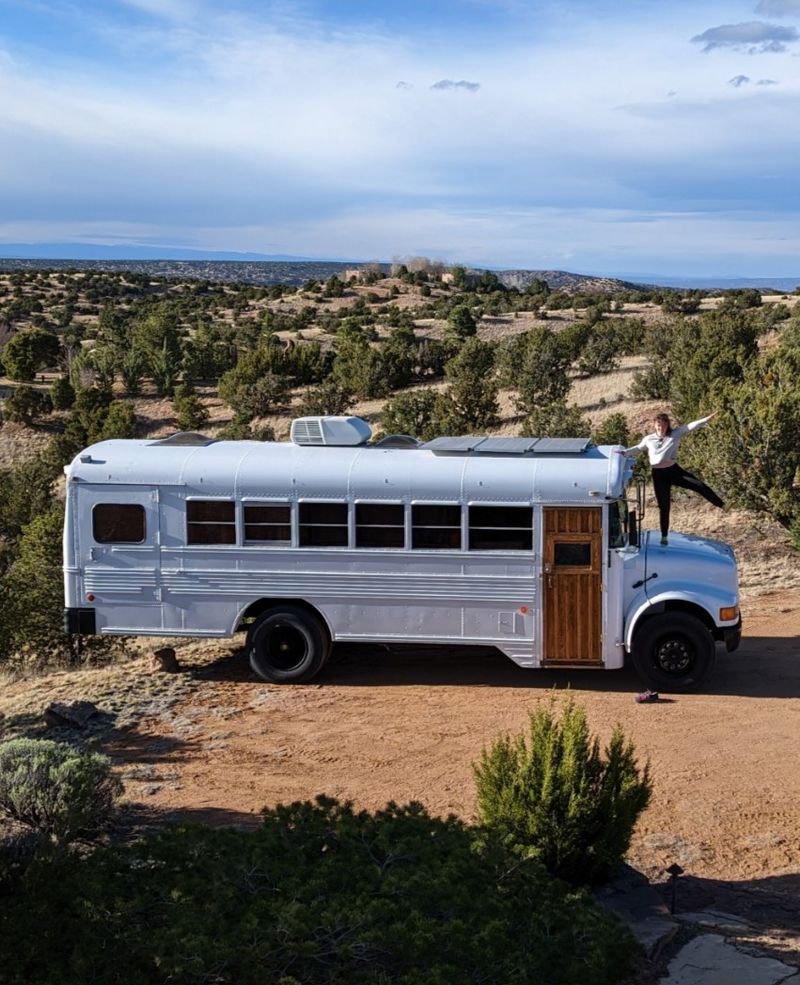 Picture 1/18 of a Off-Grid Skoolie - Move-in ready for sale in Aurora, Colorado