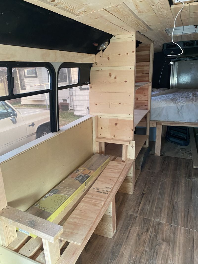 Picture 3/6 of a Ford E350 Shuttle Bus, Converted and Livable!  #vanlife for sale in Los Angeles, California
