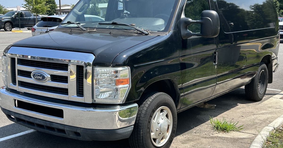 Camper Van For Sale: 2014 Ford e-150 cargo van build - inverter w/ aux