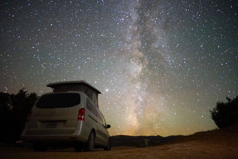 Picture 1/16 of a 2017 Mercedes Metris Camper Van, sleeps 4  for sale in Lander, Wyoming