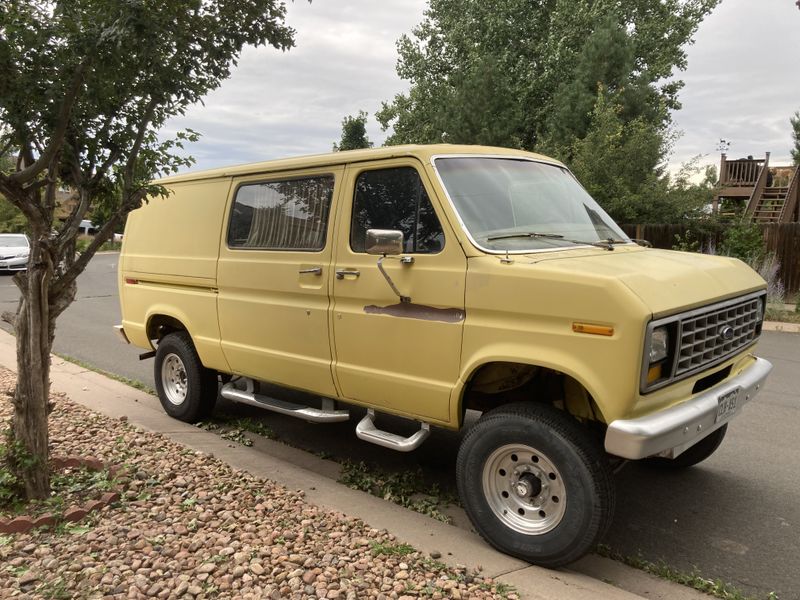 Picture 2/7 of a 1985 Ford E-250 4x4 Camper Van! for sale in Colorado Springs, Colorado