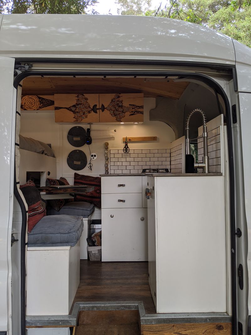 Picture 5/11 of a 2015 ford transit off grid adventure van  for sale in Richmond, California