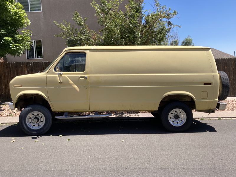Picture 1/7 of a 1985 Ford E-250 4x4 Camper Van! for sale in Colorado Springs, Colorado