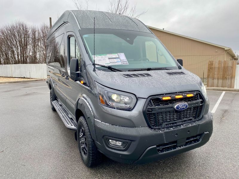 Picture 2/5 of a 2023 Carbonized Gray Ford Transit 350 Trail High-Roof EXT for sale in Fayetteville, Arkansas