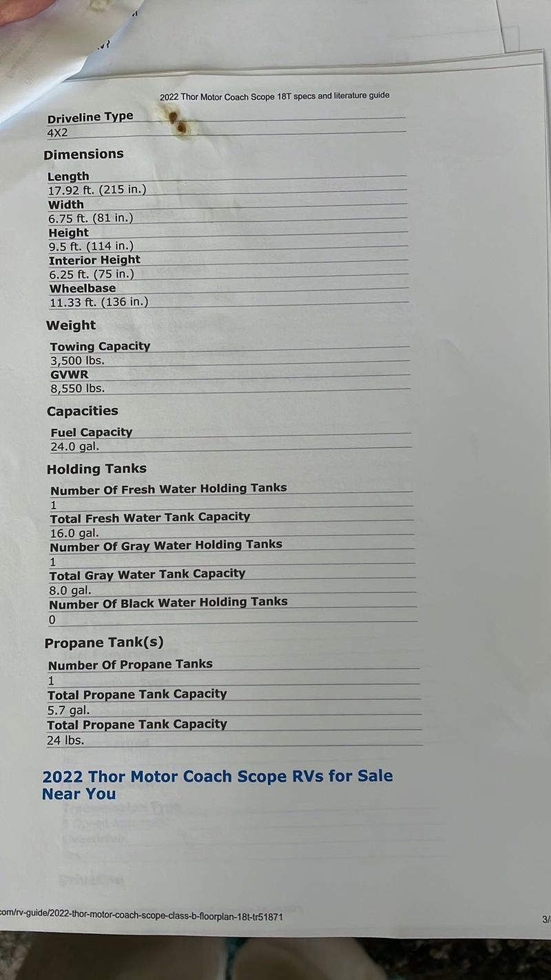 Picture 2/19 of a 2022 Ram  ThorScope 18M for sale in Vonore, Tennessee