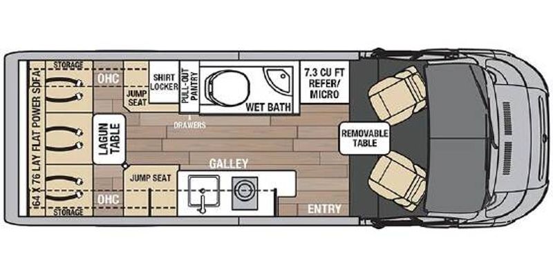 Picture 2/41 of a 2021 Coachmen Nova 20C – RAM 3500 for sale in Hernando, Mississippi