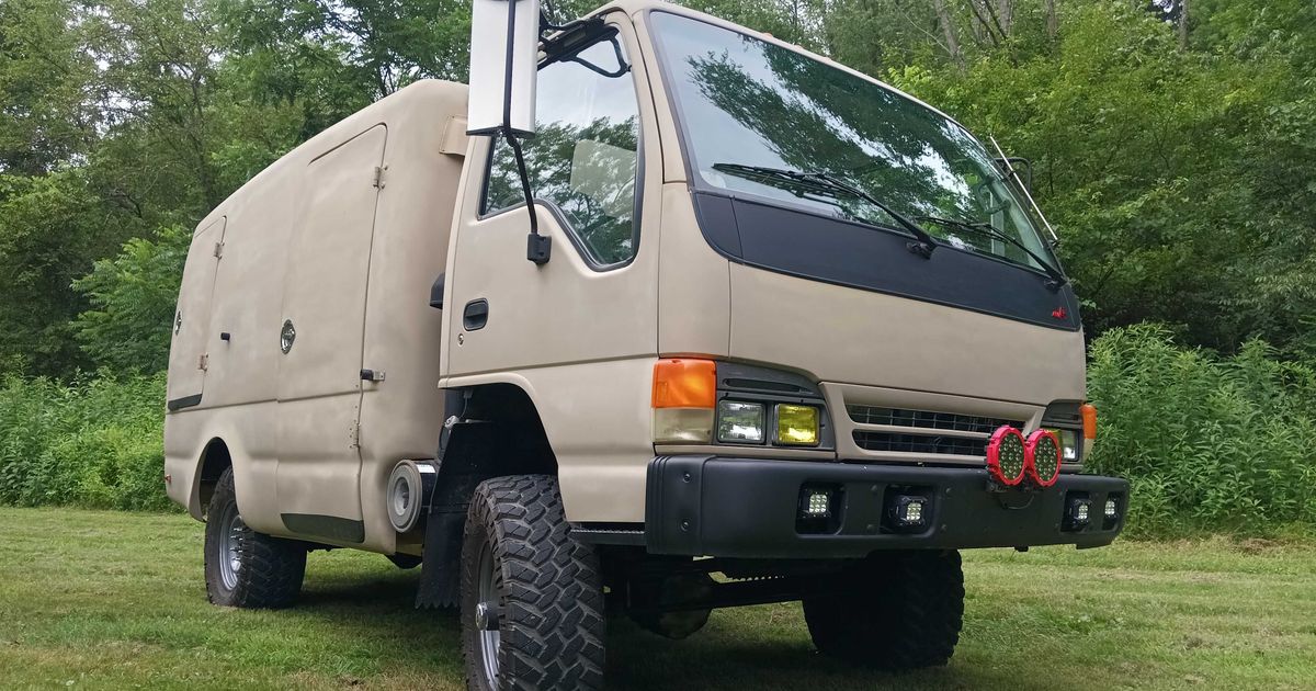 Camper For Sale: 4wd Converted Isuzu NPR Rhino Camper Conversion