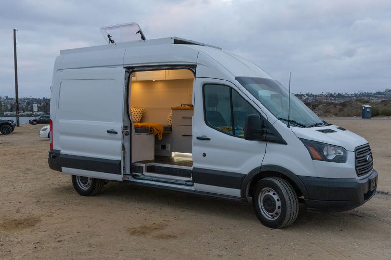 Picture 1/38 of a New Conversion, Minimalist Stealth Ford Transit High Roof for sale in San Diego, California