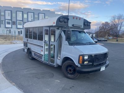 Photo of a Camper Van for sale: RECENTLY LOWERED PRICE: Off-Grid Short Skoolie For Sale!