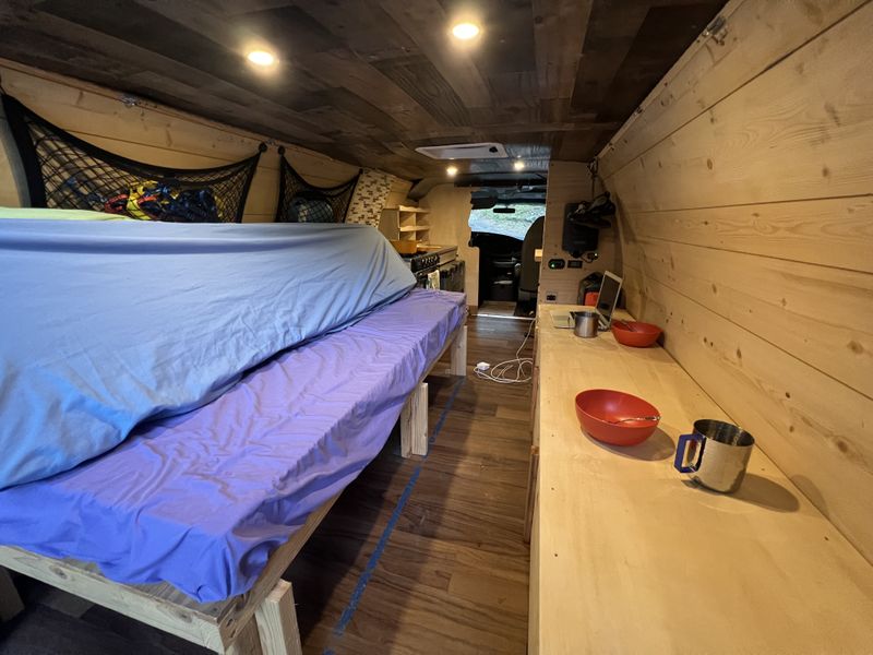 Picture 2/23 of a Converted Ford E-350 with solar, fridge, and oven! for sale in Issaquah, Washington
