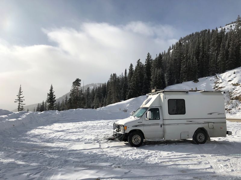 Picture 1/8 of a E350 with 7.3 cutaway cube 4 season camper van for sale in Wyoming, Minnesota