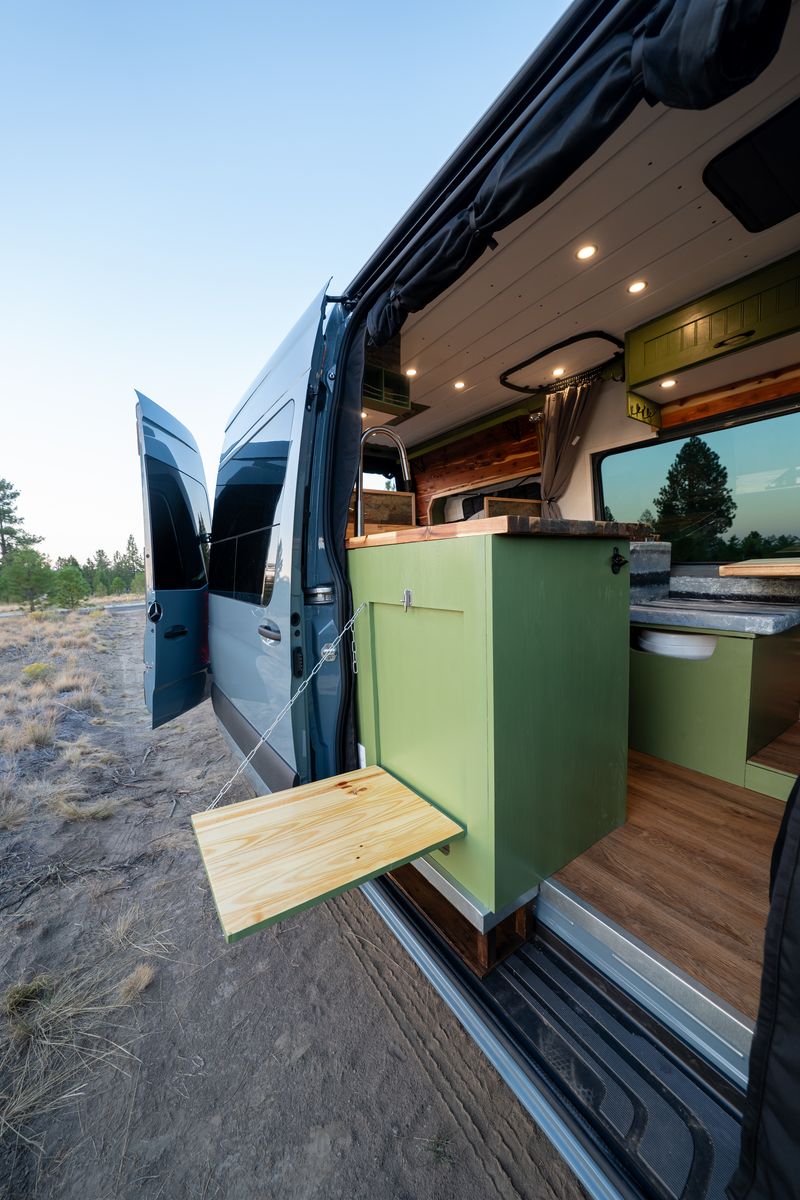 Picture 4/26 of a 2023 Mercedes Sprinter 144 AWD Campervan W/ Shower and AC for sale in Jackson, Wyoming
