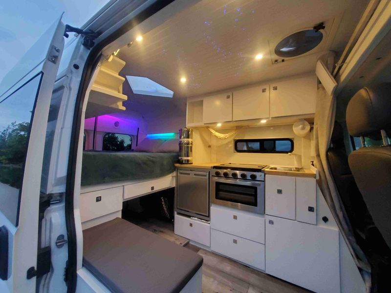 Picture 3/30 of a Dreamy Off-Grid Promaster 136WB High Top for sale in Lafayette, Colorado