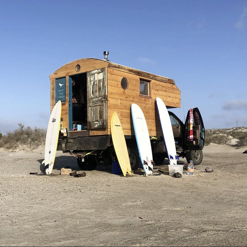 Picture 2/23 of a Custom Ford F250 off-road cabin camper  for sale in Eureka, California